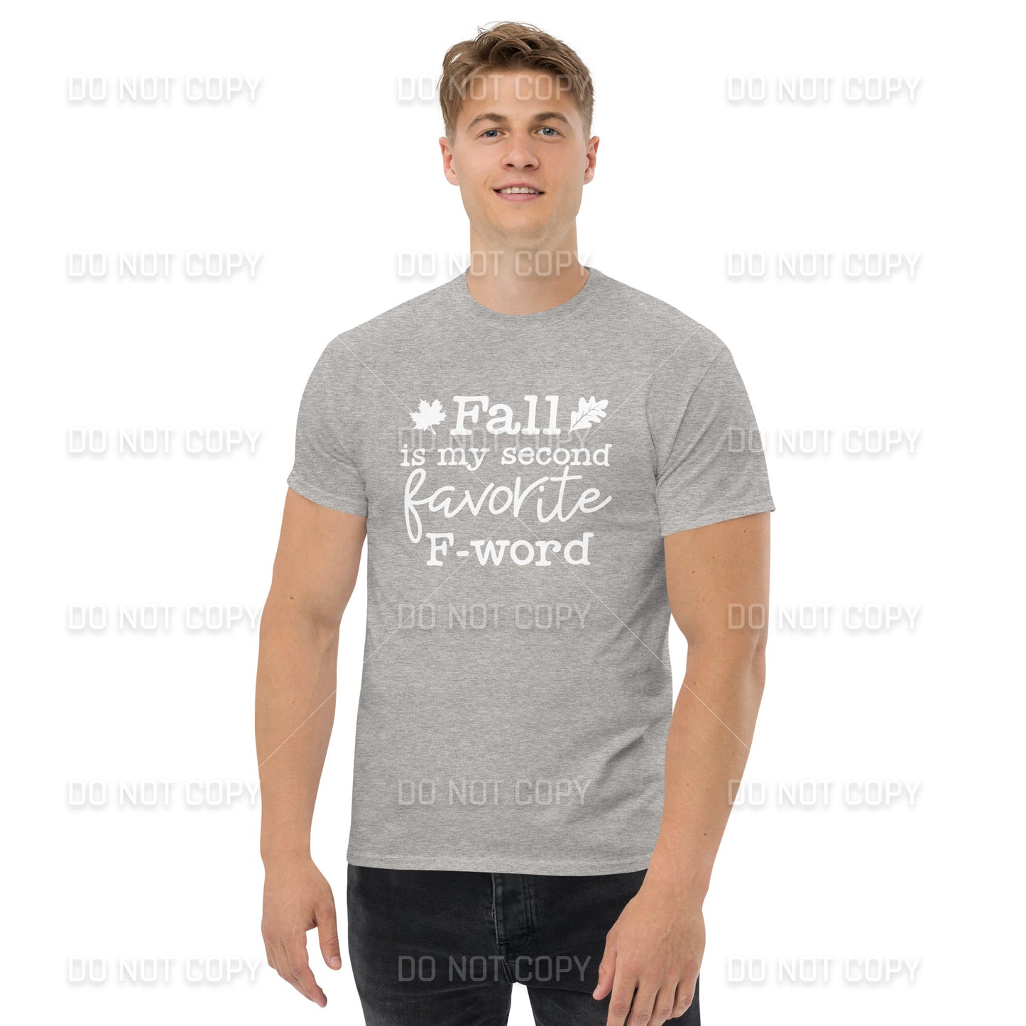 Fall Apparel - Fall, My Second Favorite F-Word T-Shirt - White Printed - Youth & Adult Sizes