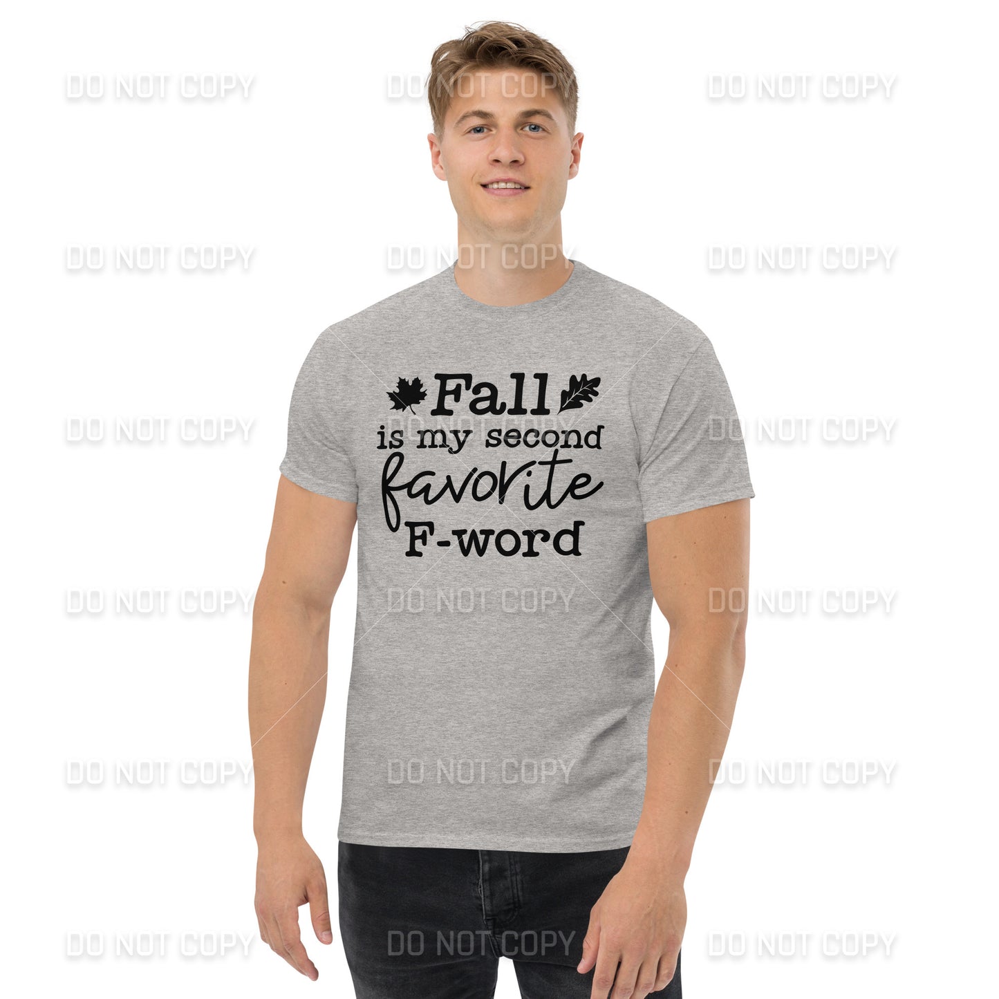 Fall Apparel - Fall, My Second Favorite F-Word T-Shirt - Black Printed - Youth & Adult Sizes