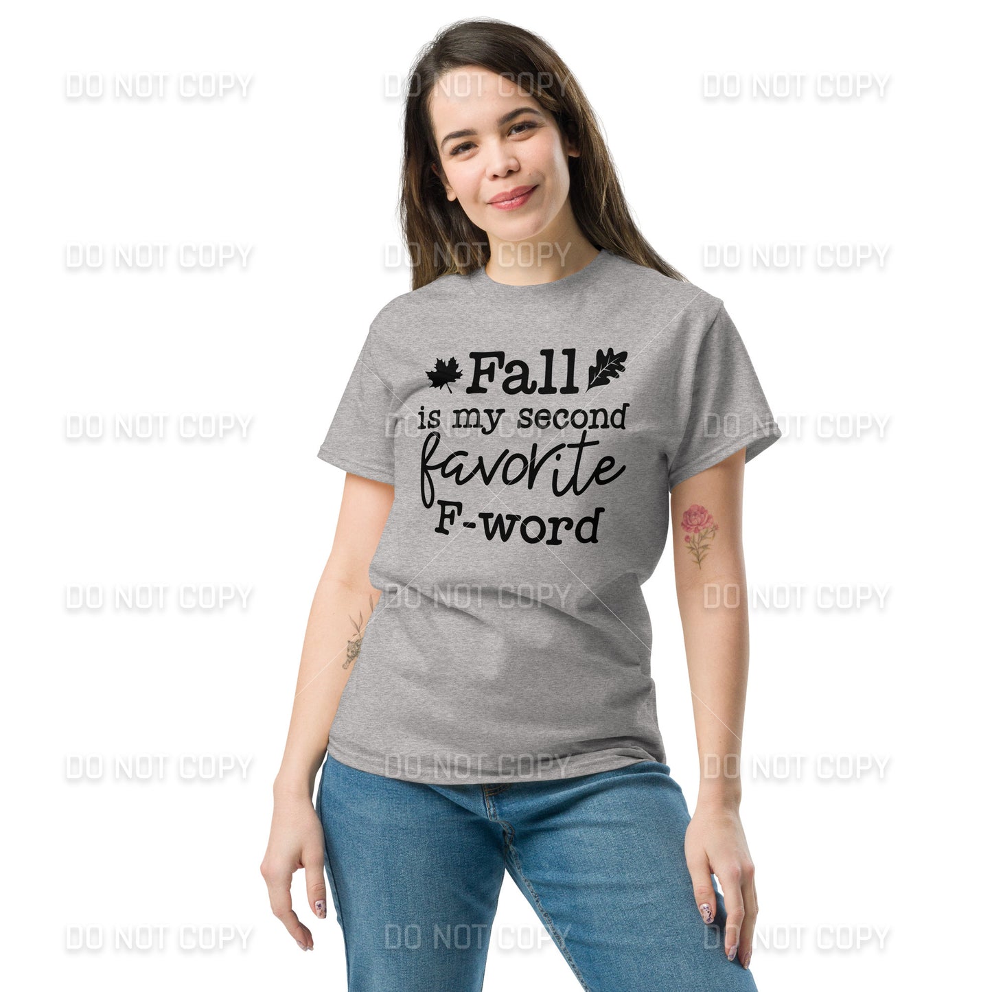 Fall Apparel - Fall, My Second Favorite F-Word T-Shirt - Black Printed - Youth & Adult Sizes