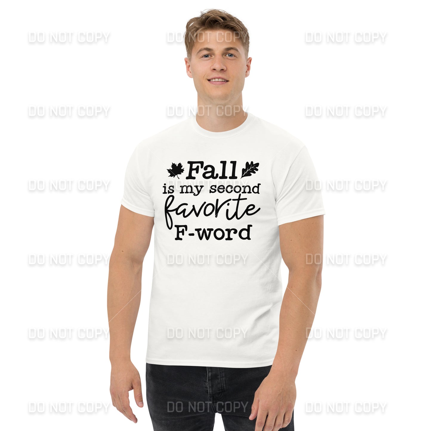 Fall Apparel - Fall, My Second Favorite F-Word T-Shirt - Black Printed - Youth & Adult Sizes
