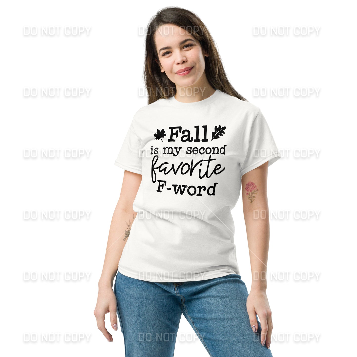 Fall Apparel - Fall, My Second Favorite F-Word T-Shirt - Black Printed - Youth & Adult Sizes