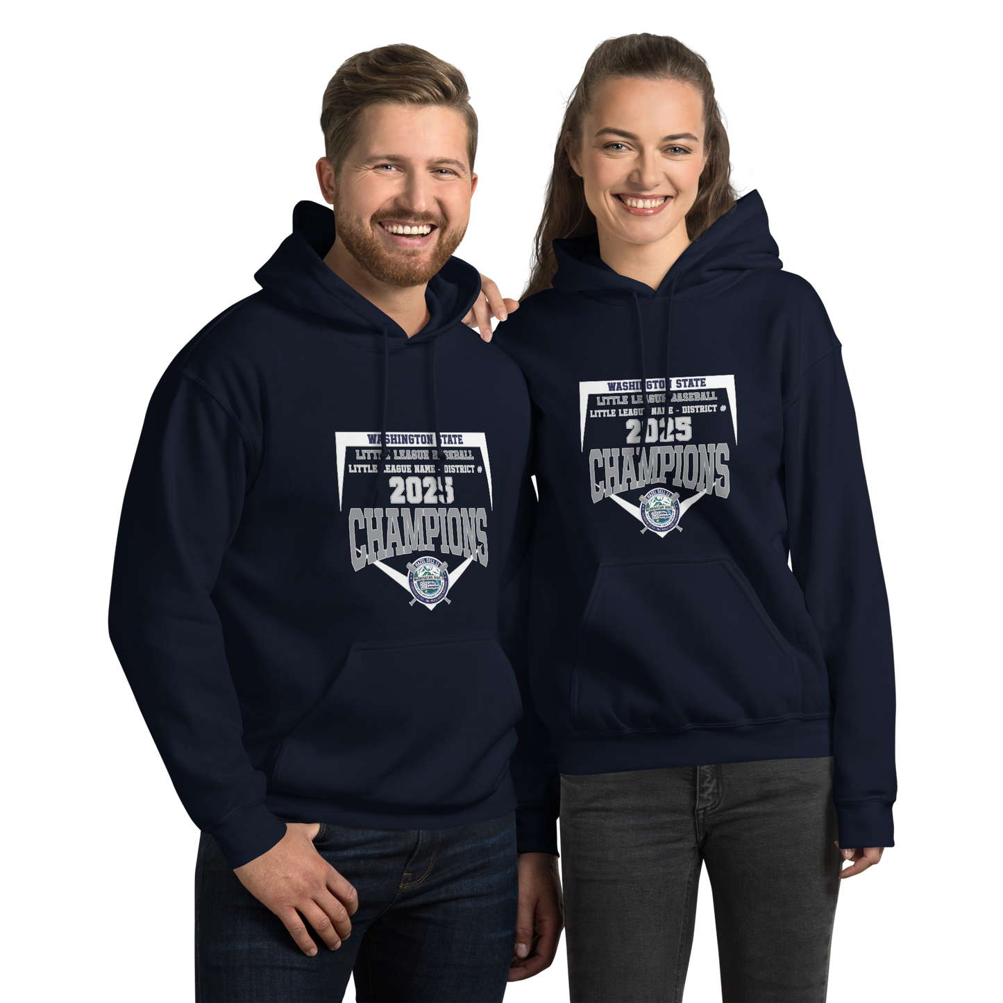 Champions Hoodie - Washington State Little League 2025 Tournament Hoodie