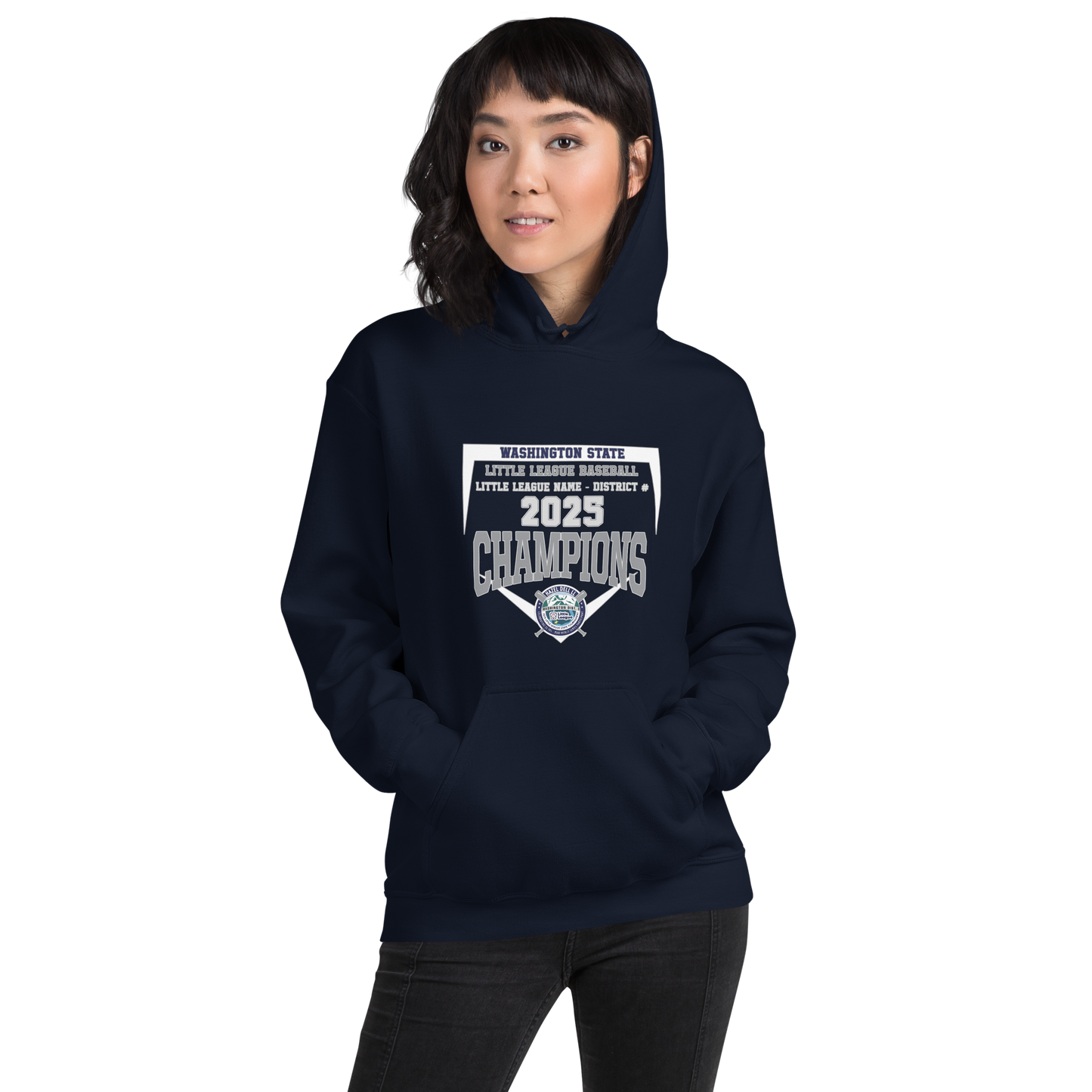 Champions Hoodie - Washington State Little League 2025 Tournament Hoodie