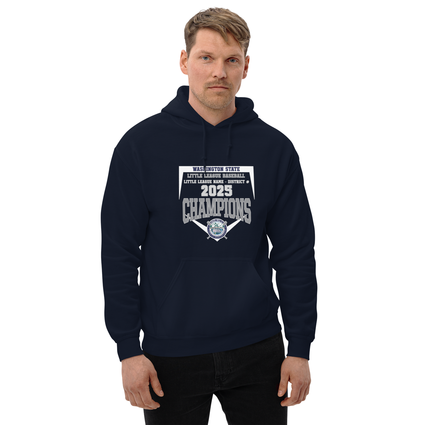 Champions Hoodie - Washington State Little League 2025 Tournament Hoodie