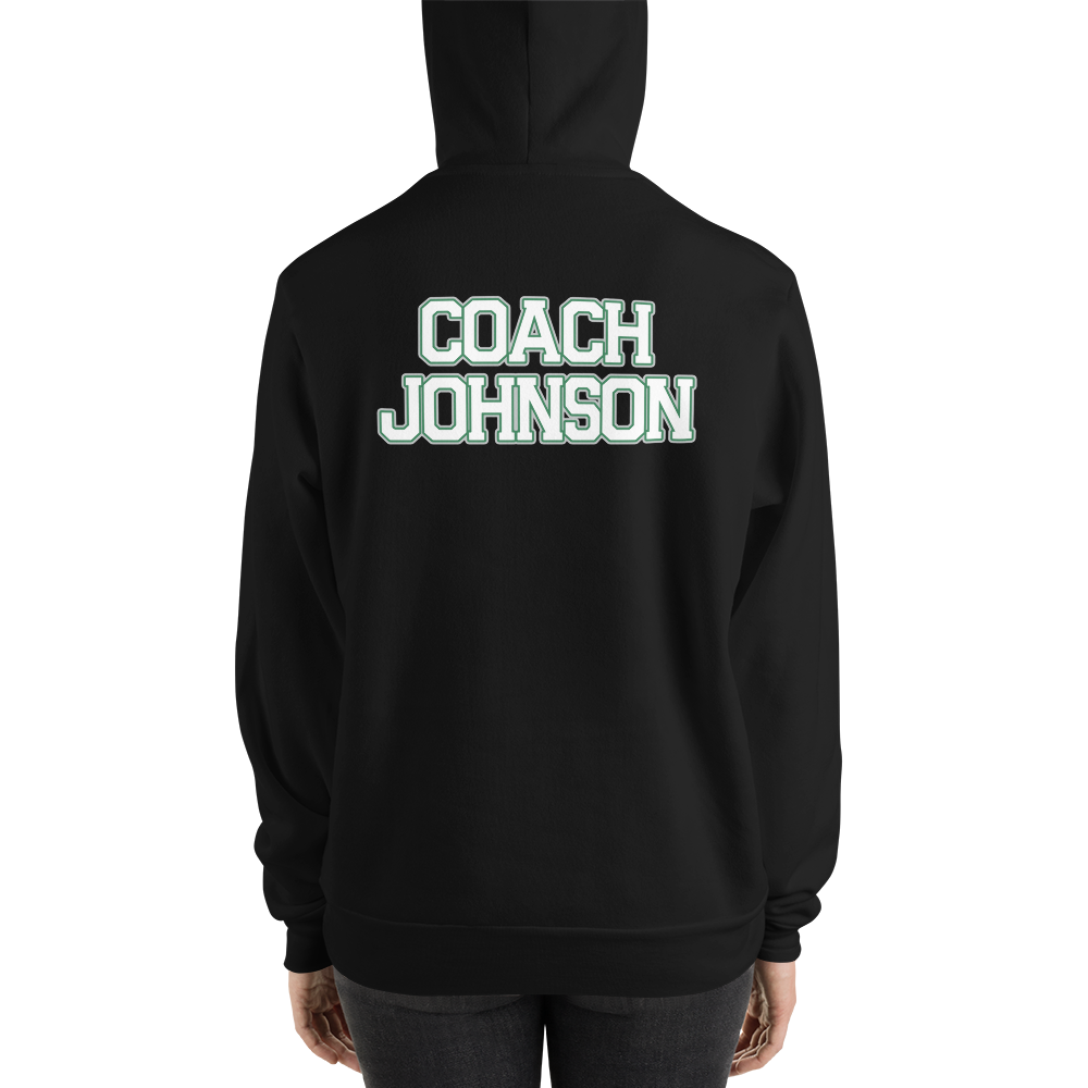 PNW Volleyball - Custom Coaches Gear Hoodie - Black - Unisex Sponge Fleece Hoodie Logo 1
