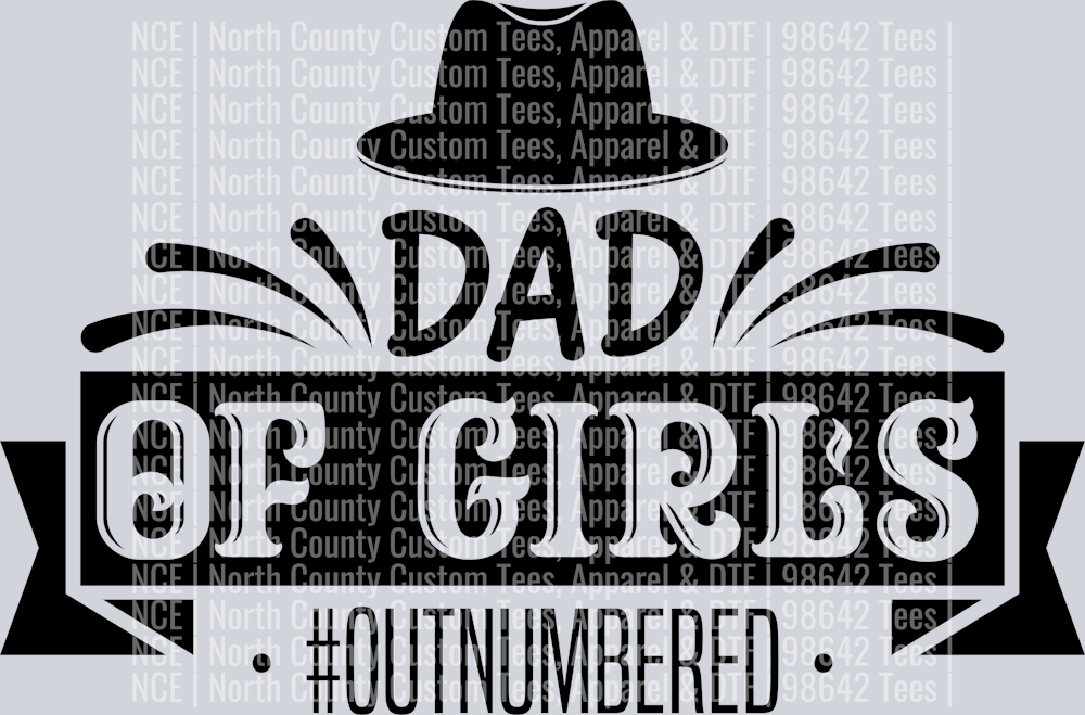 Dad of girls #outnumbered-01