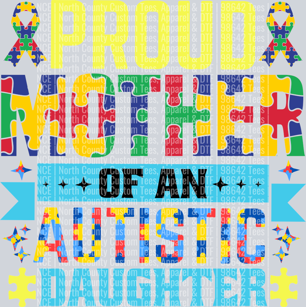 Autism Proud Mother Daughter