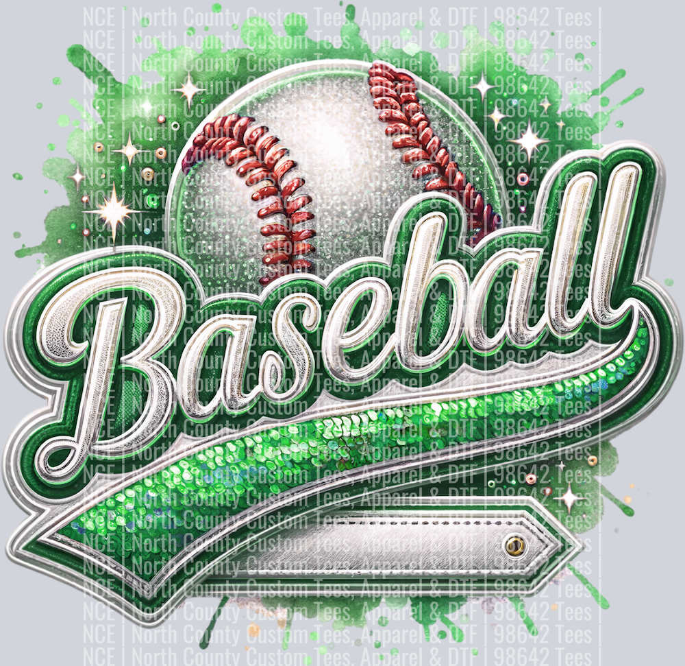 Baseball Blank 2 Green