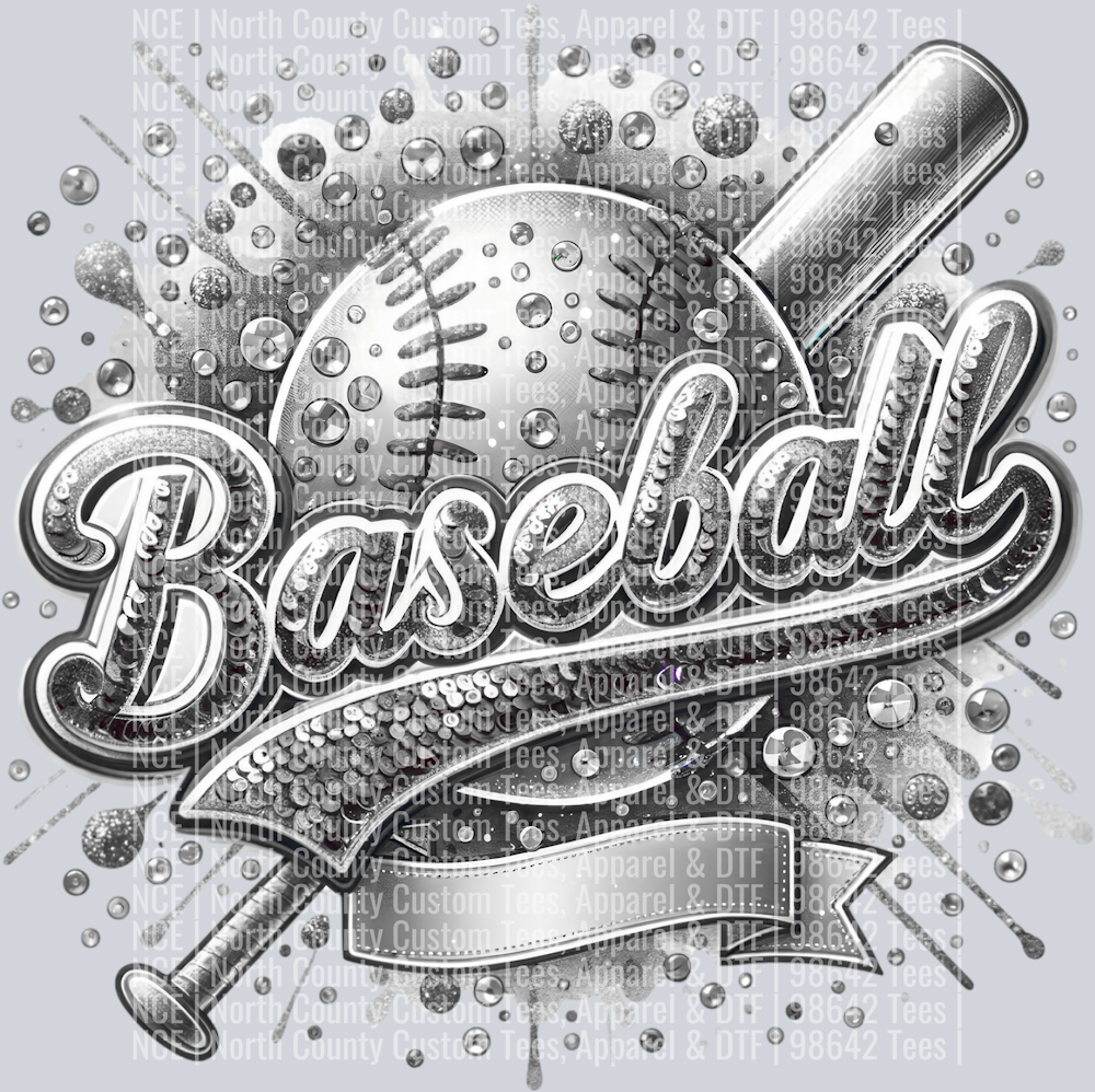 Baseball Blank 3 Gray