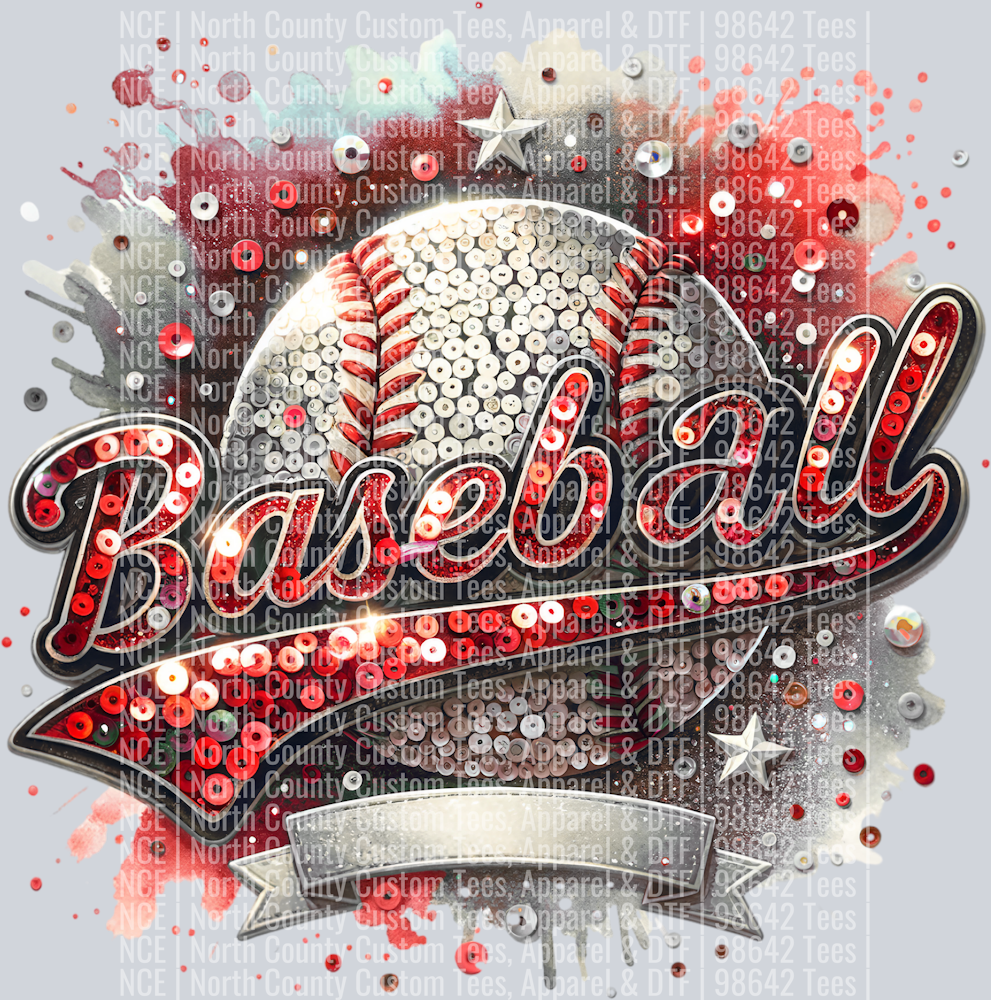 Baseball Blank 1 Red