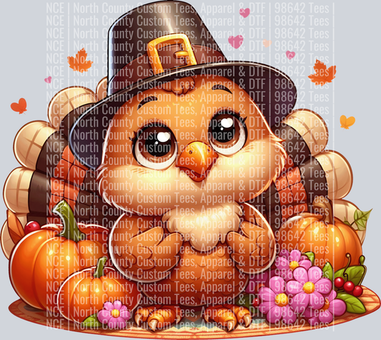 Cute Cartoon Thanksgiving turkey 18