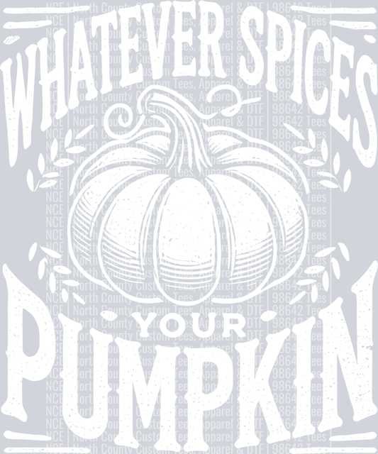005 Whatever Spices Your Pumpkin DISTRESSD wht