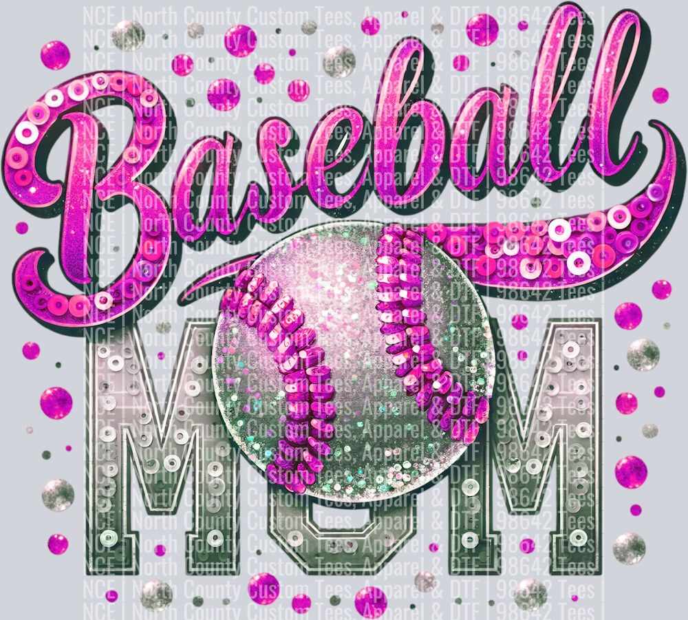 Baseball Mom 2 Pink