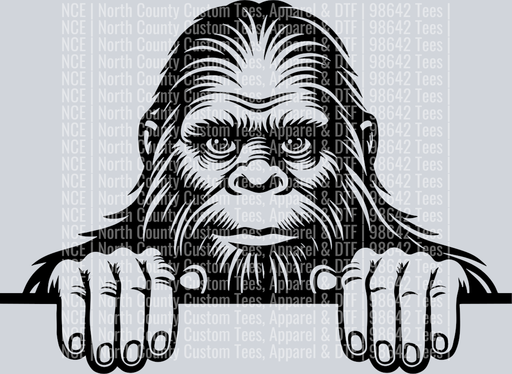Sasquatch Peeking 32224