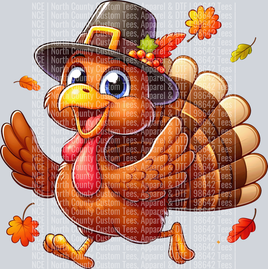 Cute Cartoon Thanksgiving turkey 15