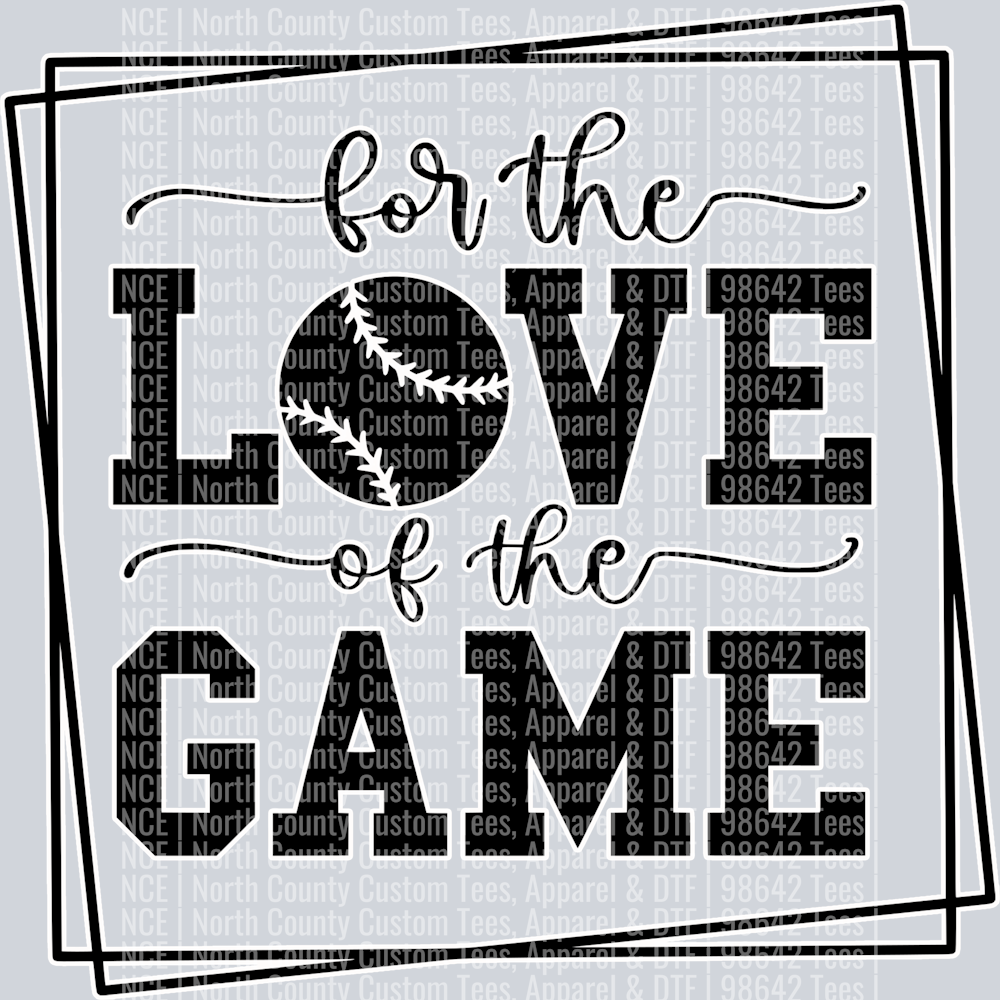 for the love of the gameBL-WH