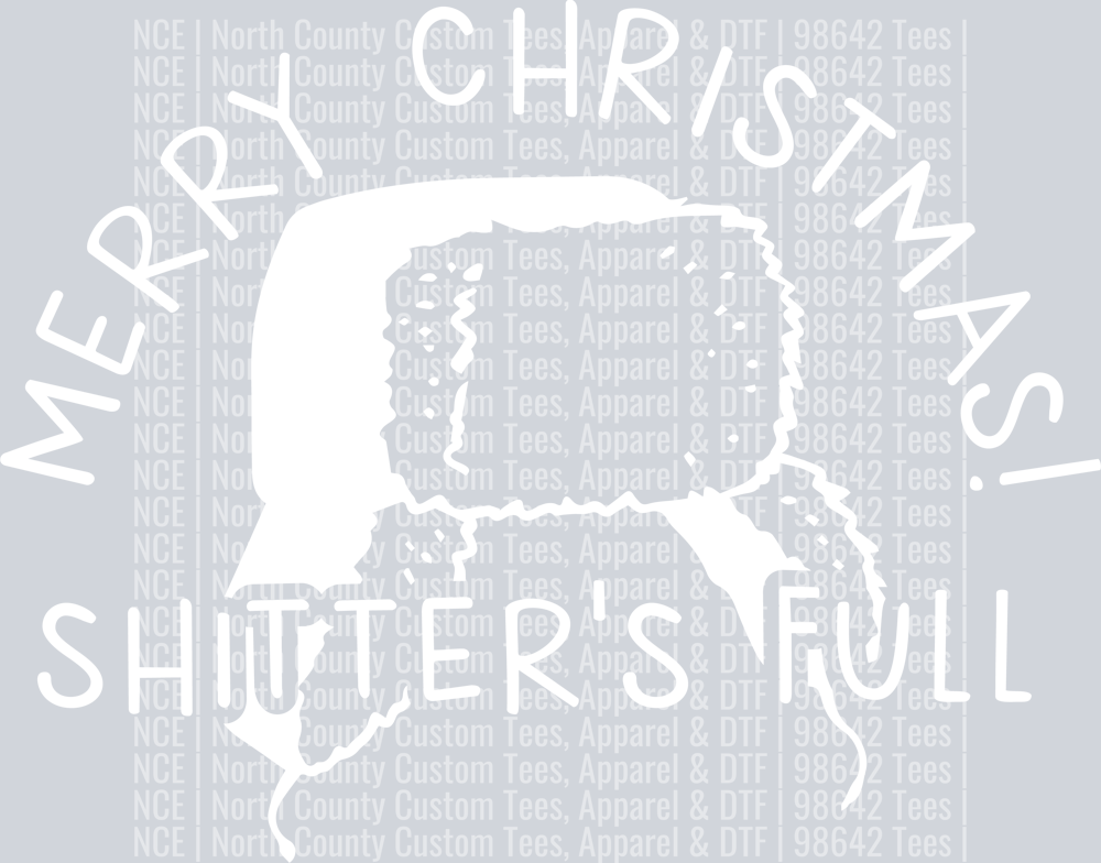 shitters full - white