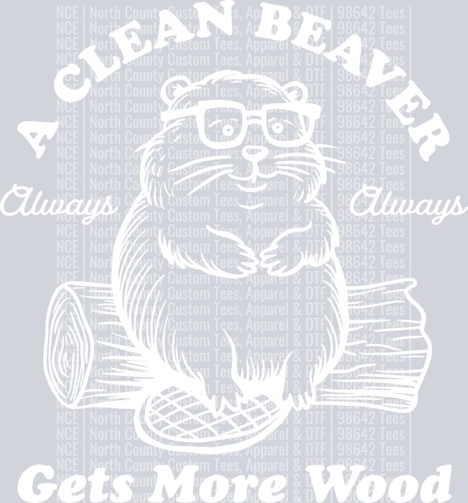 clean beaver white
