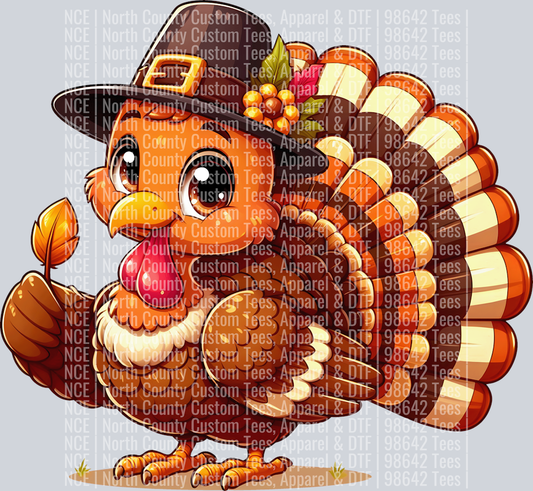 Cute Cartoon Thanksgiving turkey 8