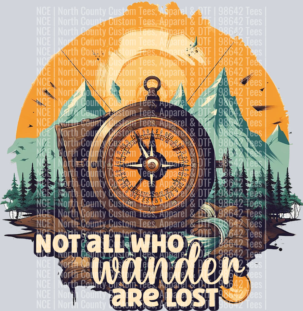 Not all who wander are lost