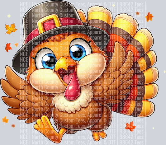 Cute Cartoon Thanksgiving turkey 17