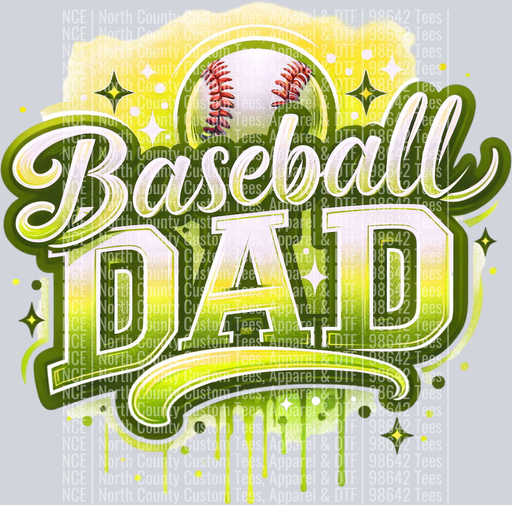 Baseball Dad 1 Gold