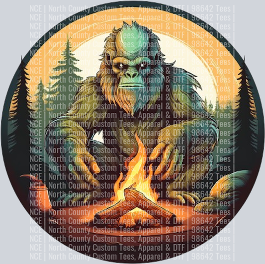 Bigfoot and Alien Camping Fire (36)