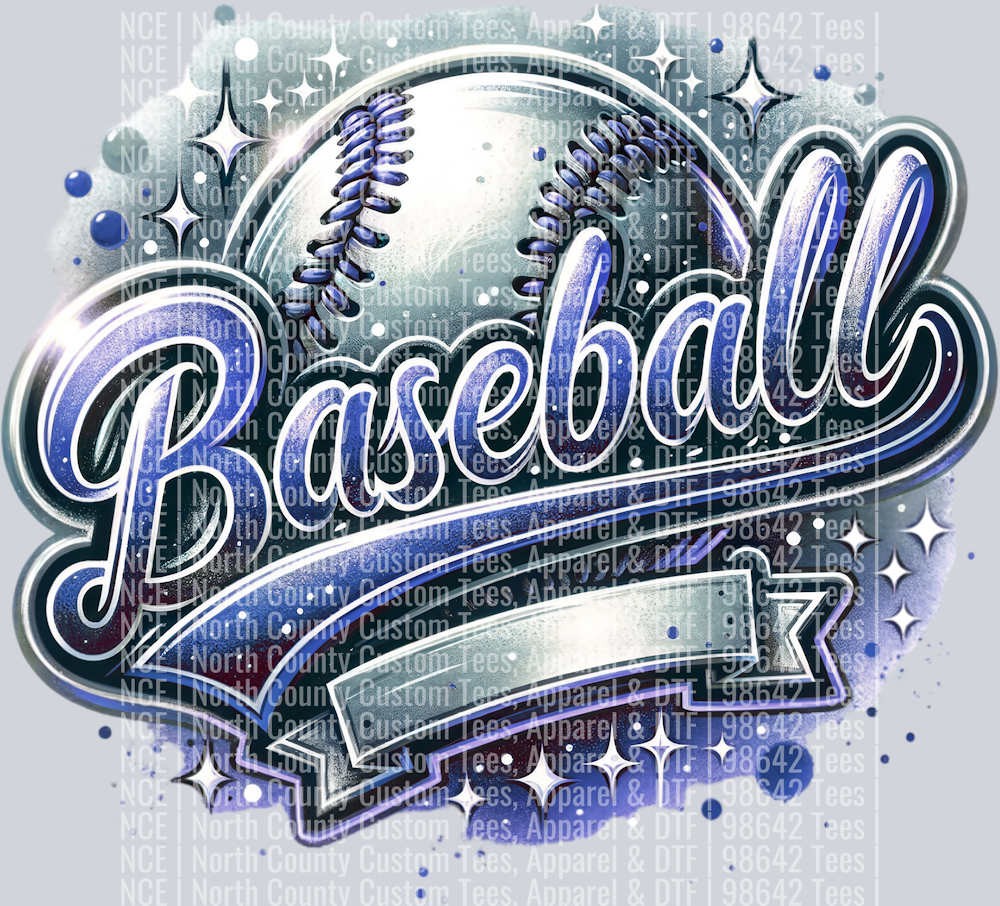 Baseball Blank 4 Navy Blue
