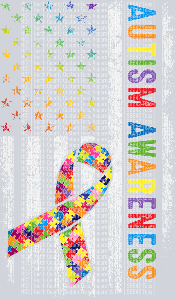 Autism Awarness flag