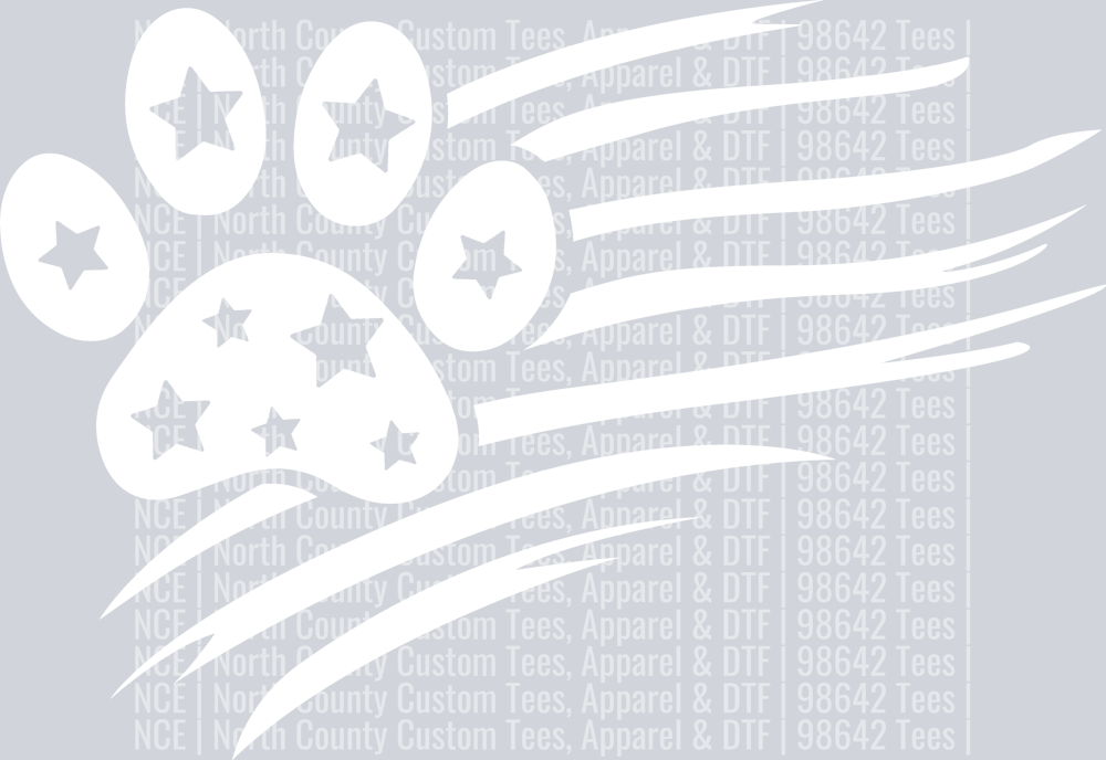 PAW-FLAG-WHITE