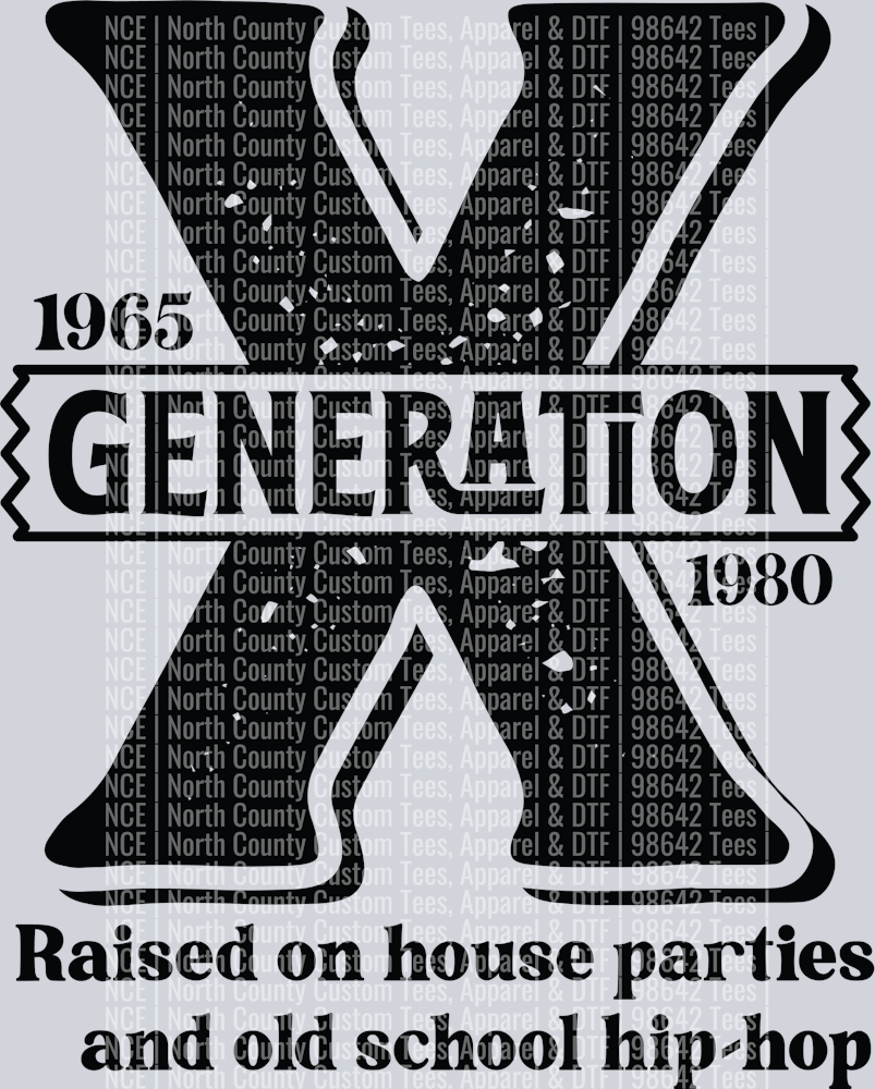 12.Generation X 1965 1980 Raised on house