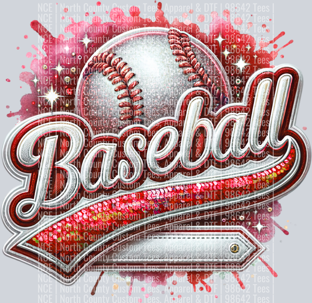 Baseball Blank 2 Red