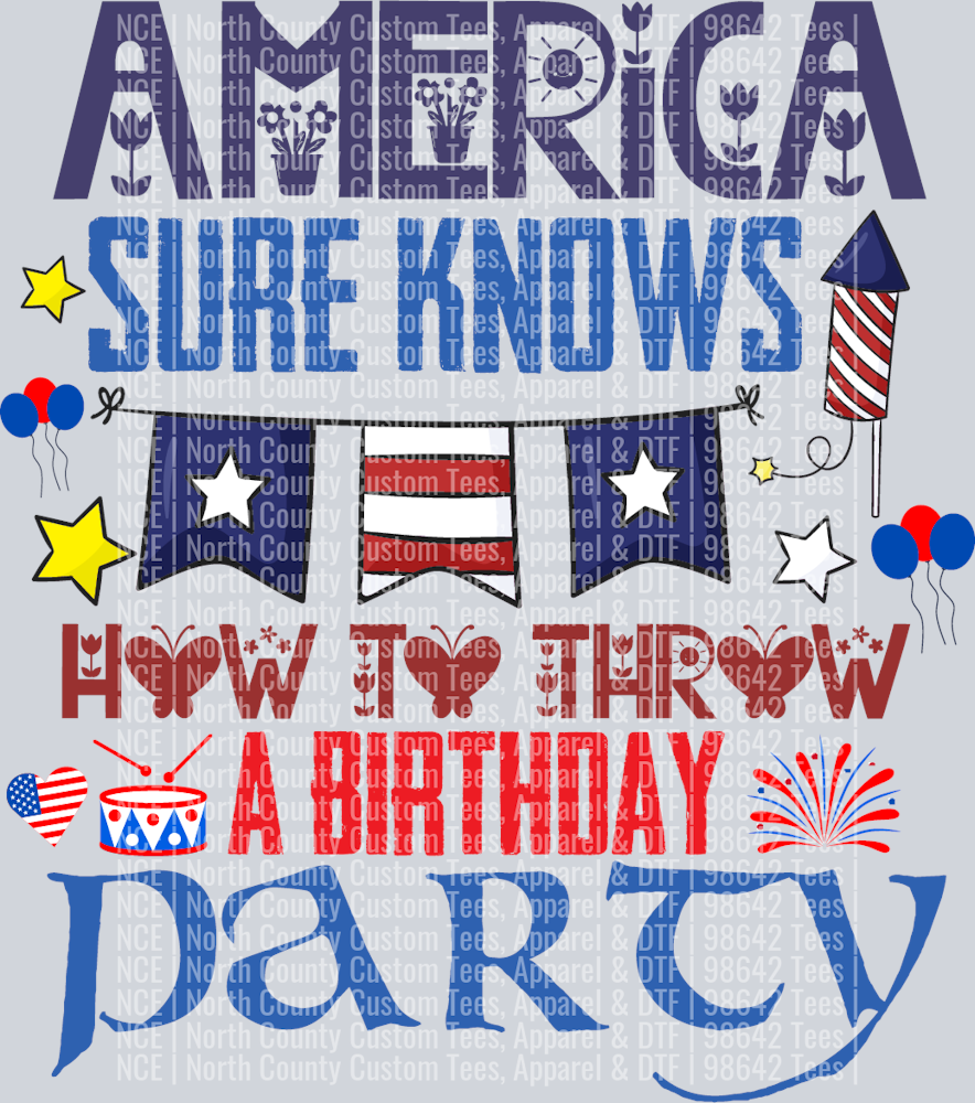 America Sure Knows How To Throw A Birthday Party