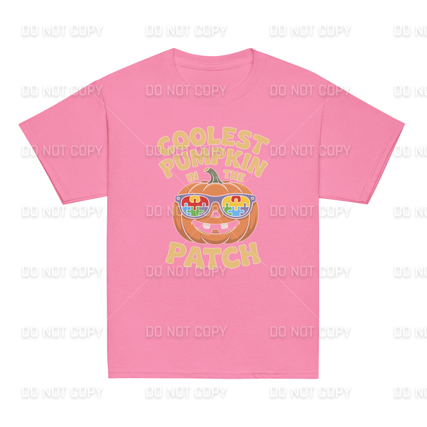 Autism Awareness - Coolest Pumpkin in the Patch T-Shirt - Youth & Adult Sizes