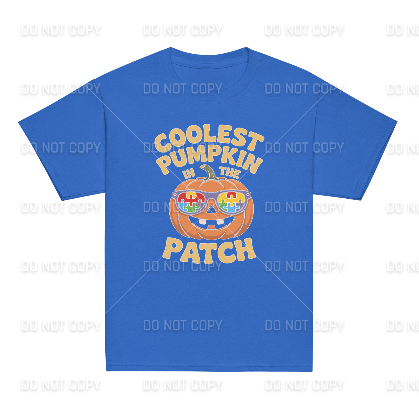 Autism Awareness - Coolest Pumpkin in the Patch T-Shirt - Youth & Adult Sizes