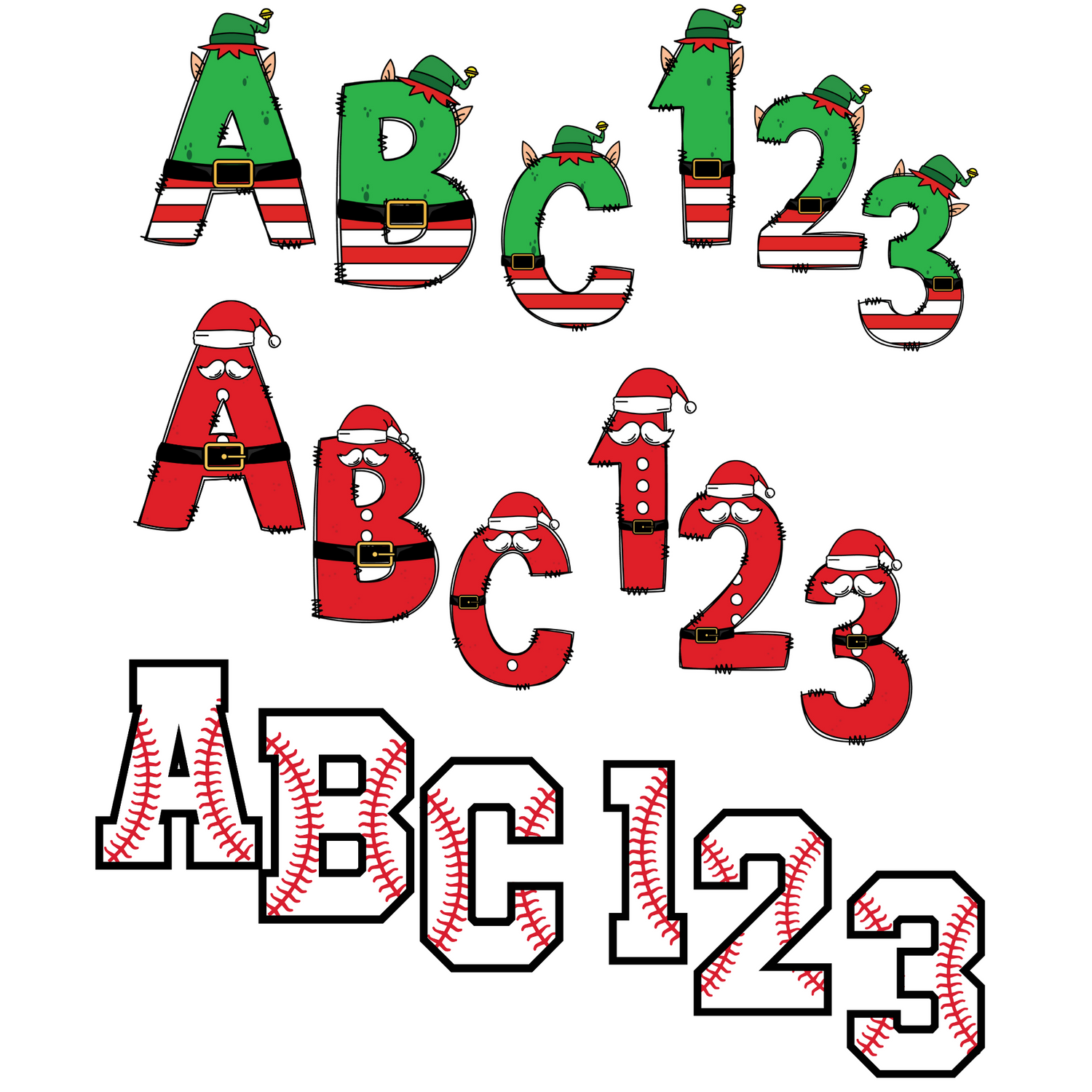 Themed Letters & Numbers