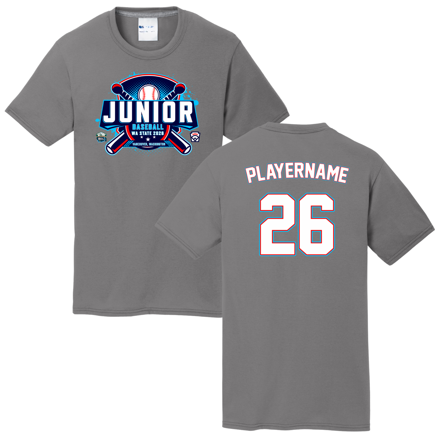 2026 Washington State Junior Baseball Tournament Performance Blend Tee