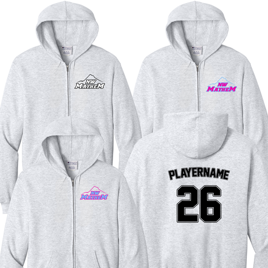 NW Mayhem - Champion Powerblend Full-Zip Hoodie