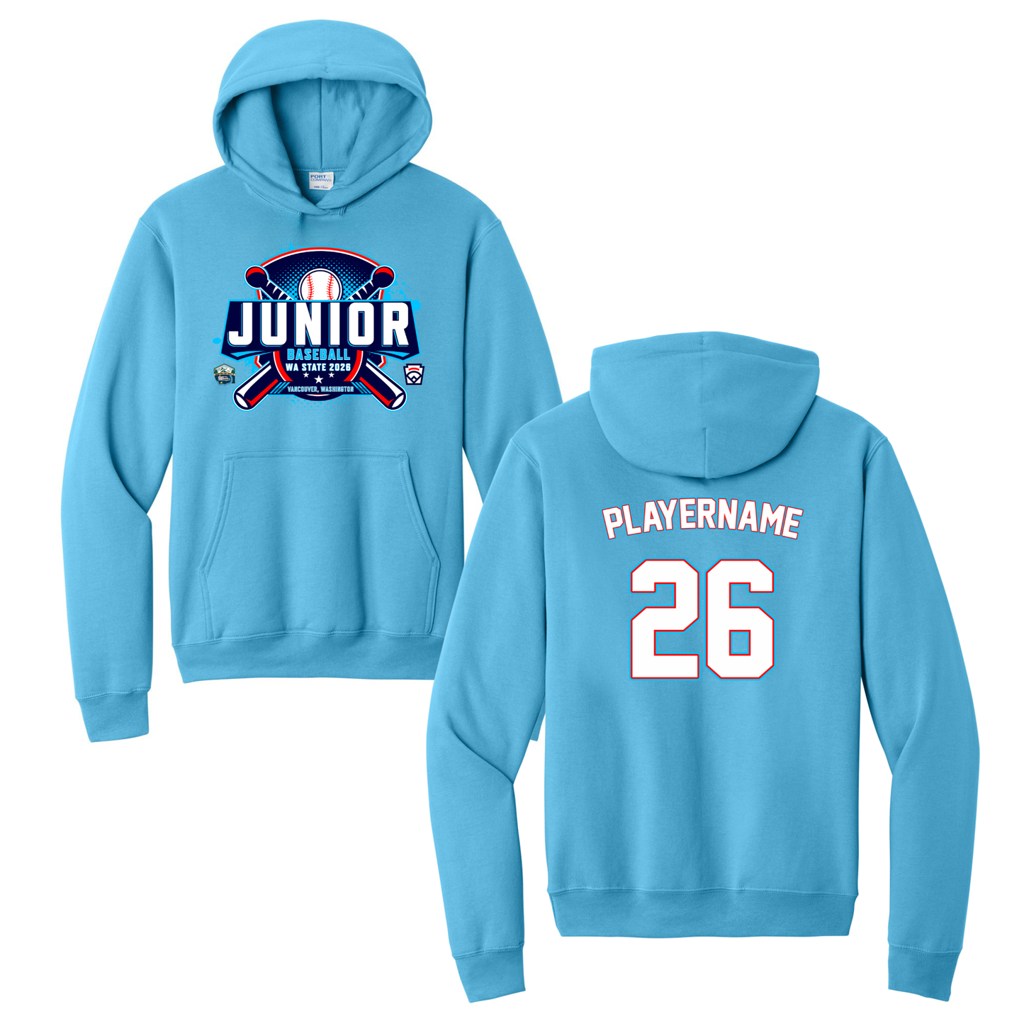 2026 Washington State Junior Baseball Tournament Core Hoodie