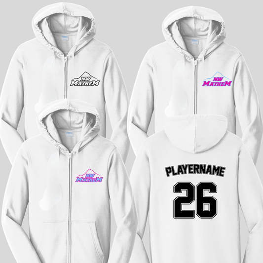 NW Mayhem - Adult Fan Favorite Fleece Full-Zip Hooded Sweatshirt