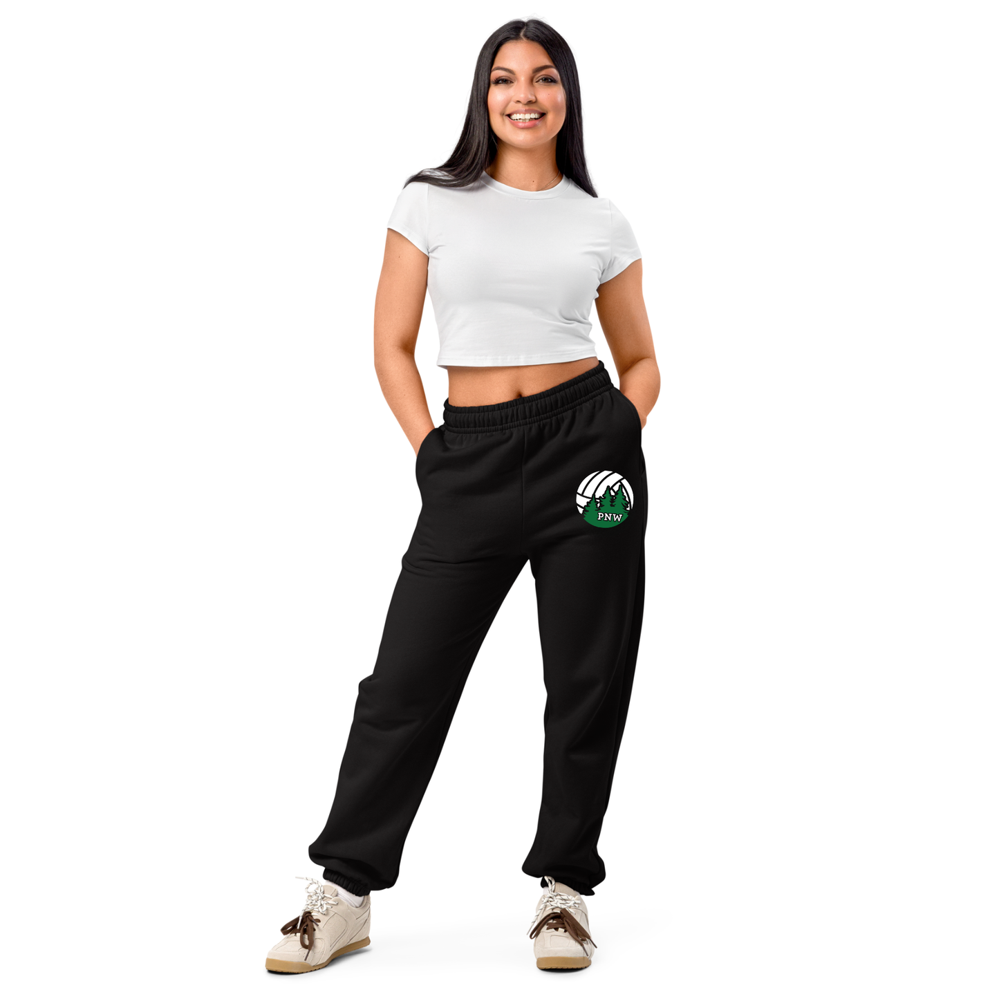 PNW Volleyball - Unisex Sponge Fleece Long Scrunch Pants