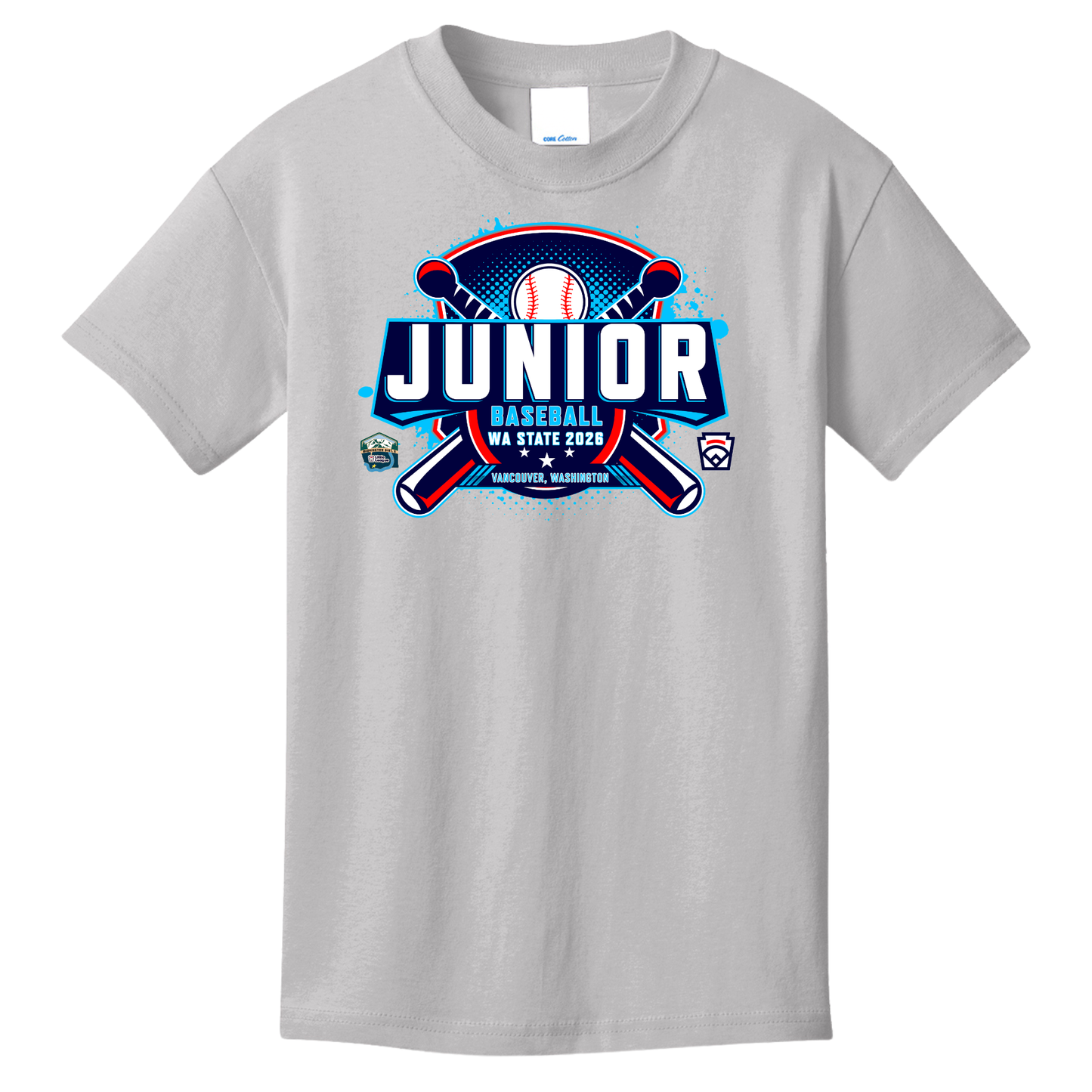 2026 Washington State Junior Baseball Tournament Cotton Tee