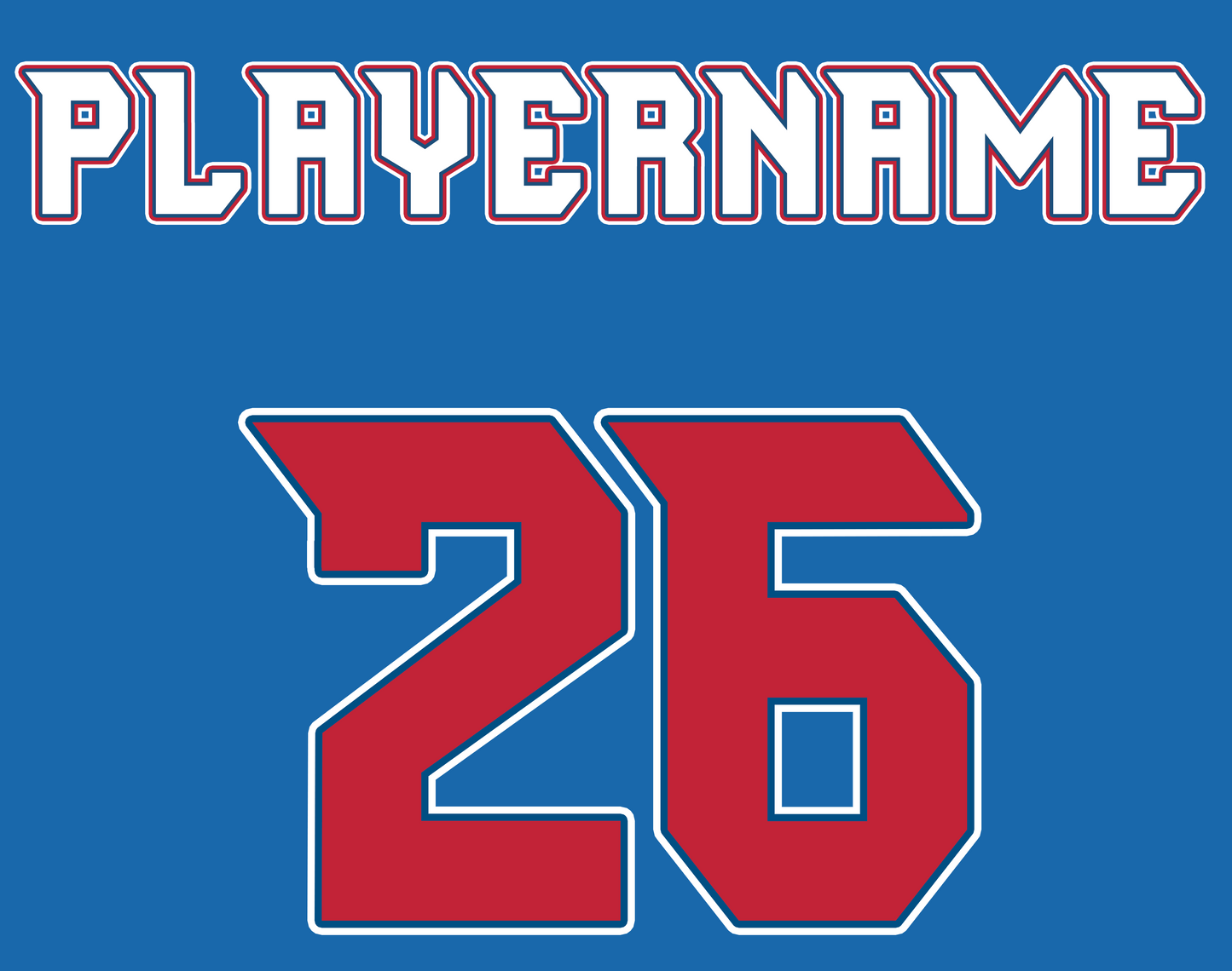 Custom Player Name & Number