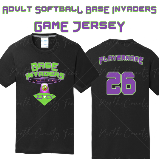 Ridgefield Adult Softball - Base Invaders - Game Jersey
