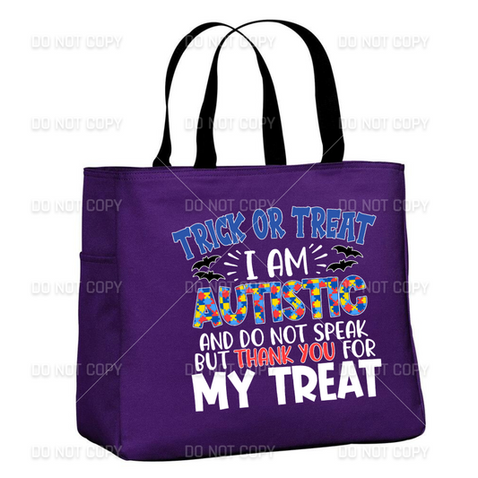 Autism Awareness - Halloween Candy Bag