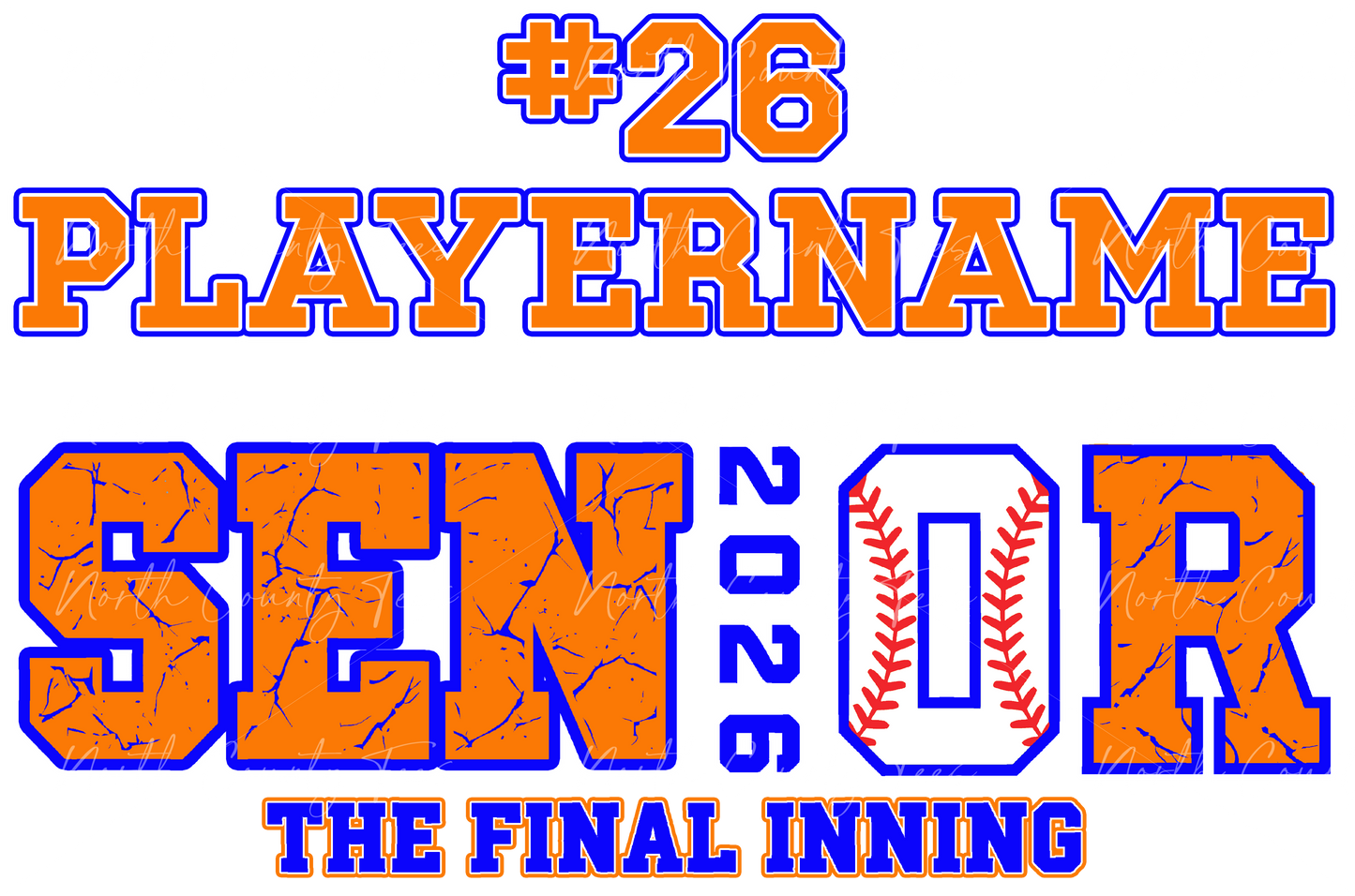 SENIOR - FINAL INNING - BASEBALL Performance Blend Tee - RIDGEFIELD