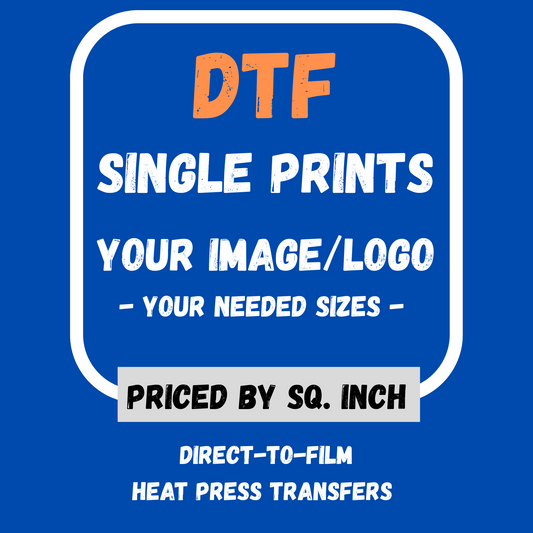 Custom DTF Transfer's by Size | Your Logo/Graphic
