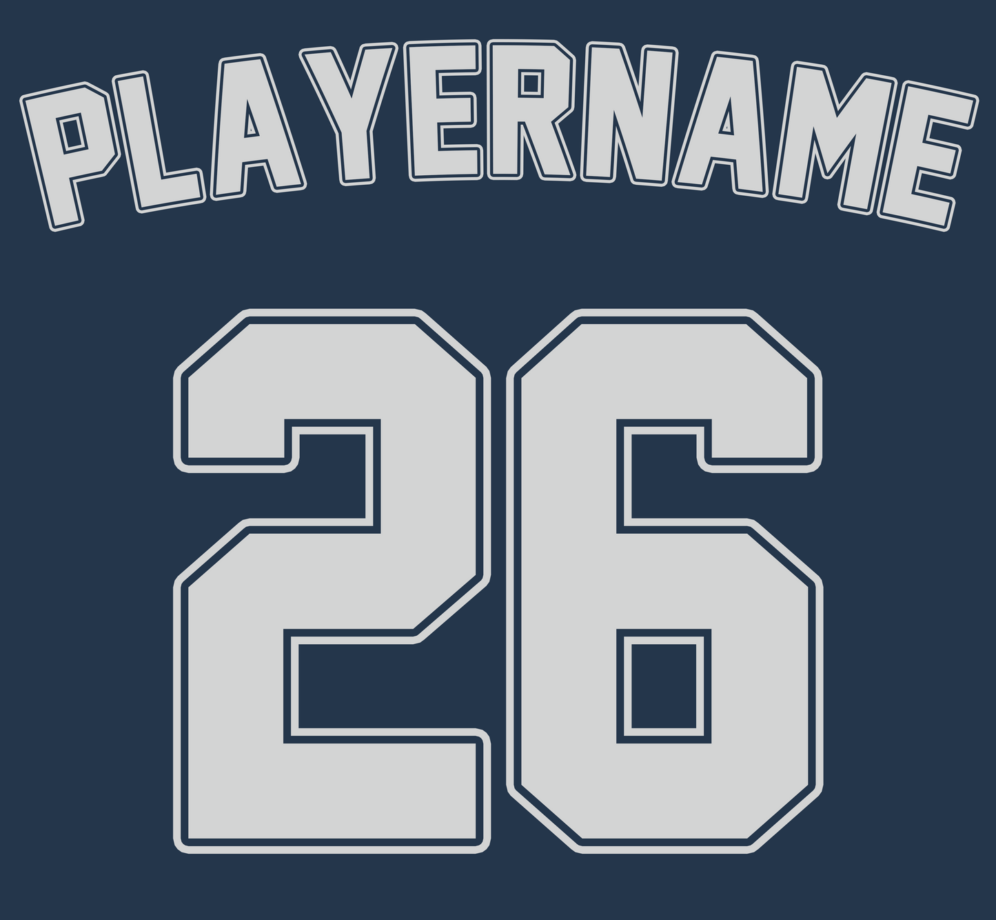 Custom Player Name & Number