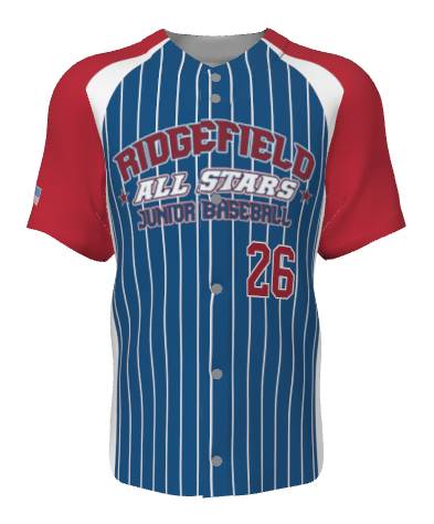 2026 Ridgefield Junior Baseball All-Stars Player Uniform (MANDATORY)