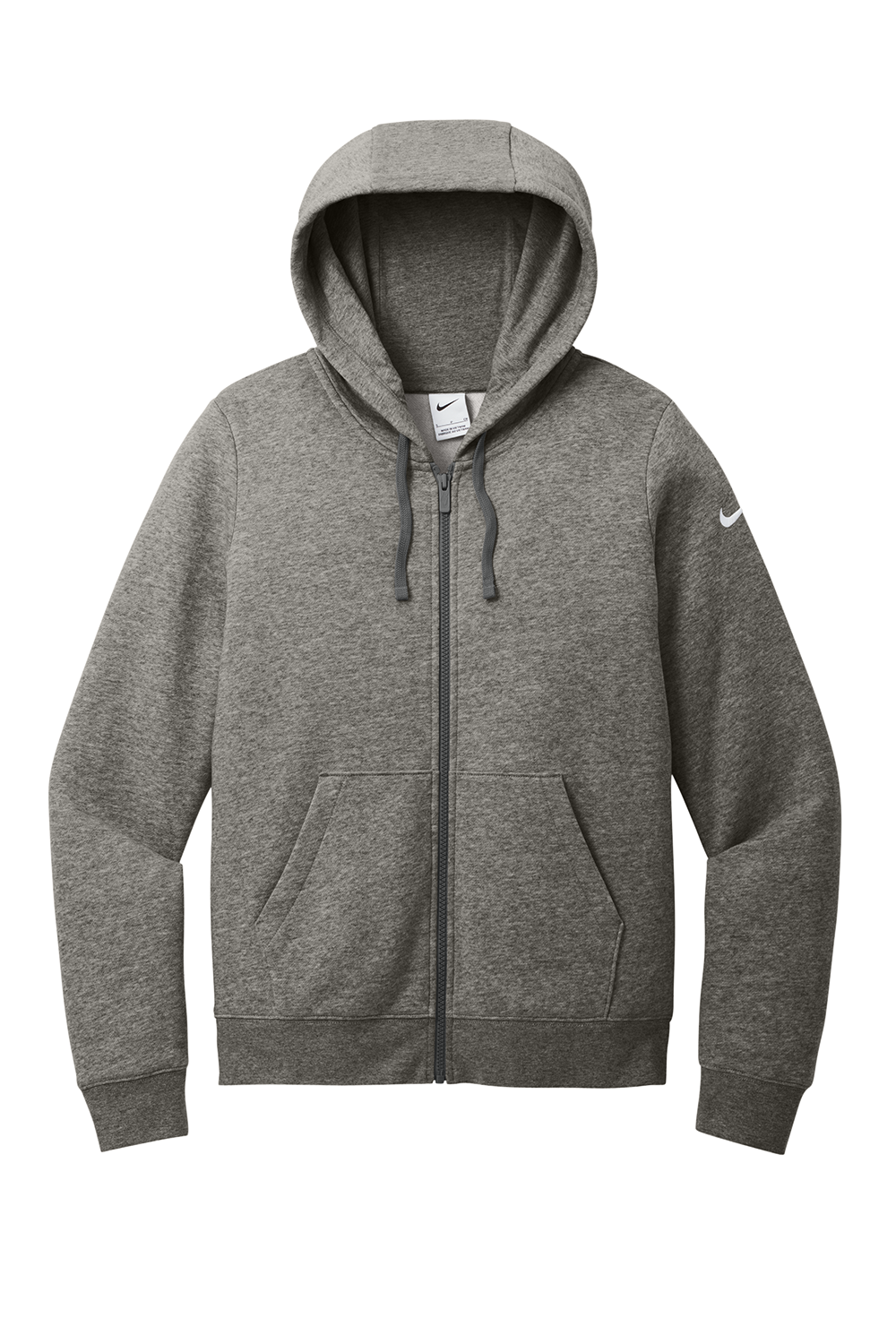 RHS Softball - NIKE NKFD9890 Women's Club Fleece Sleeve Swoosh Full-Zip Hoodie